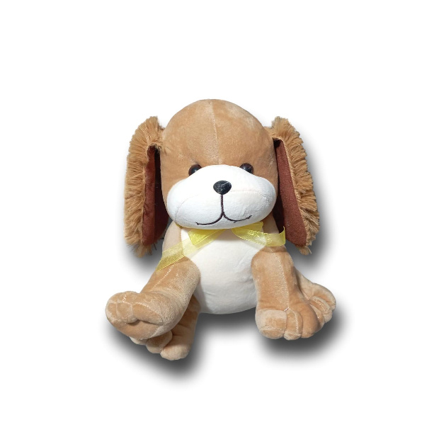 Imagen de Perrito cocker de peluche color café de 32 cm
