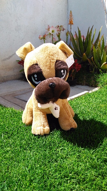 Imagen de Perro dog de peluche cafe numero 1
