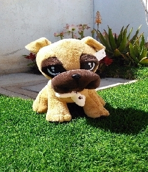 Imagen de Perro dog de peluche cafe numero 0