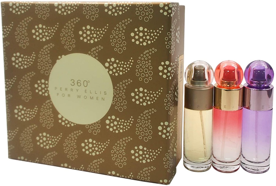 Imagen de Perry Ellis 360 perfume de mujer set de 3 fragancias 