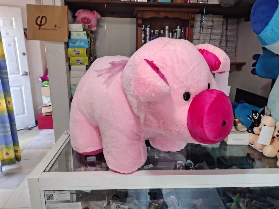 Imagen de Puerco De Peluche Grande 80 cm bonito
