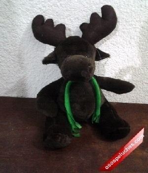 Imagen de Reno de peluche café chocolate