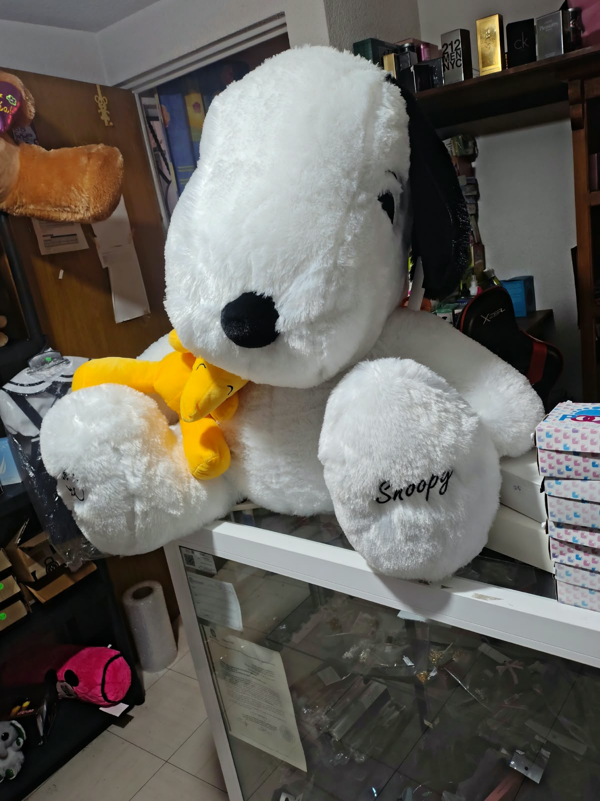 Imagen de Snoopy de peluche gigante sentado 85 cm numero 2