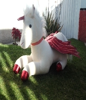 Imagen de Unicornio de peluche grande numero 0