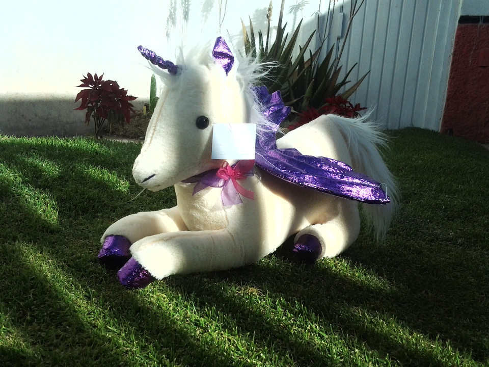 Imagen de Unicornio de peluche mediano II numero 1