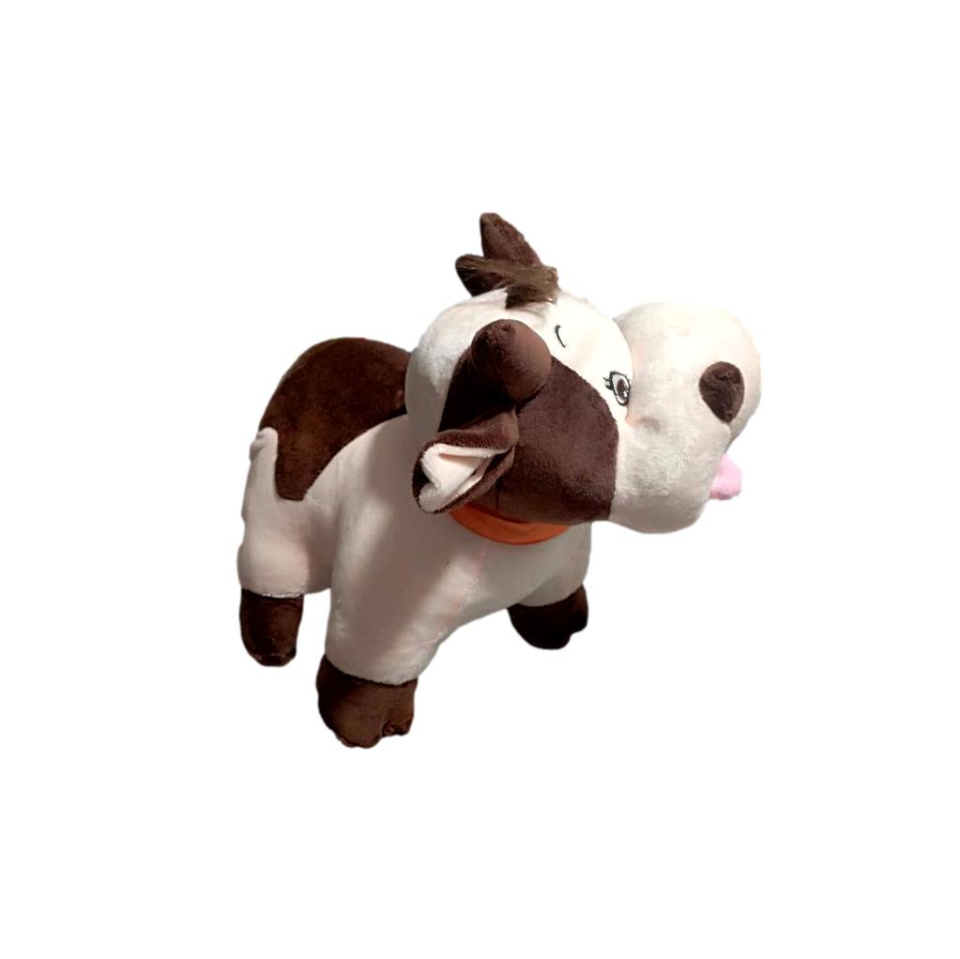 Imagen de Vaca de peluche de 35 cm color beige y café numero 0