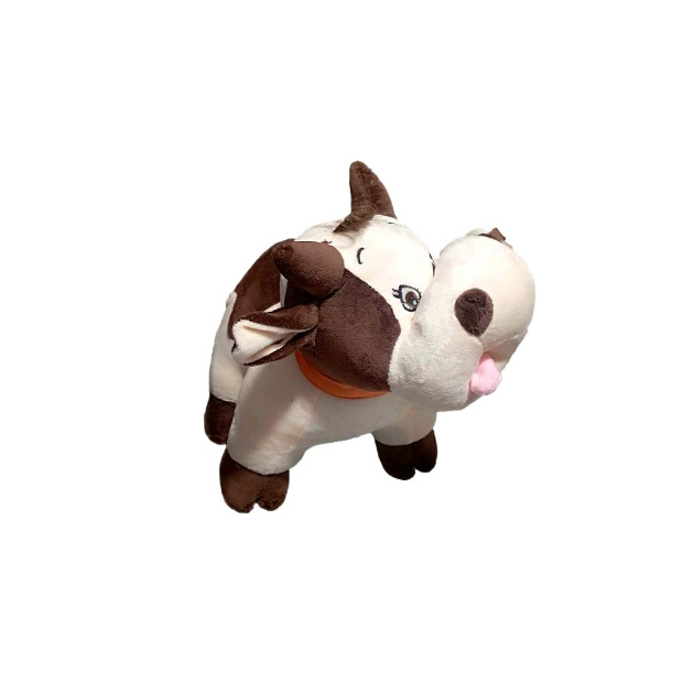 Imagen de Vaca de peluche de 35 cm color beige y café numero 1