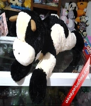 Imagen de Vaca de peluche grande 80 cms numero 0
