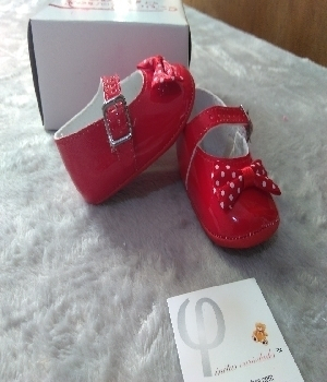 Imagen de Zapatitos para bebe moño mimi numero 0