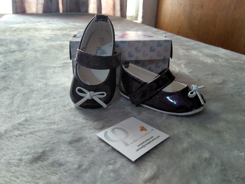 Imagen de Zapatos para bebe purpura niña numero 1