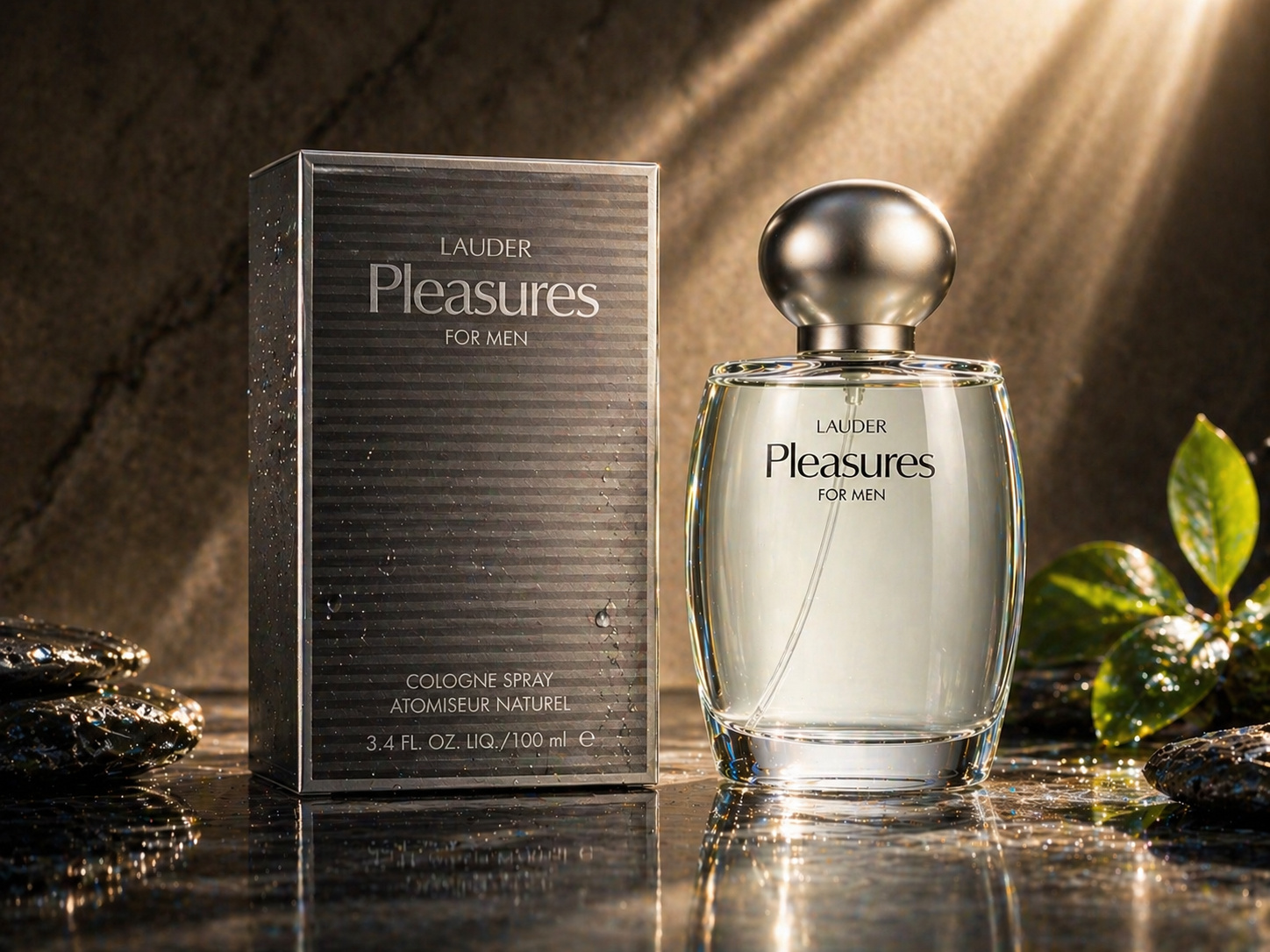 Imagen de Estée Lauder Pleasures for men Colonia 100 ml numero 1