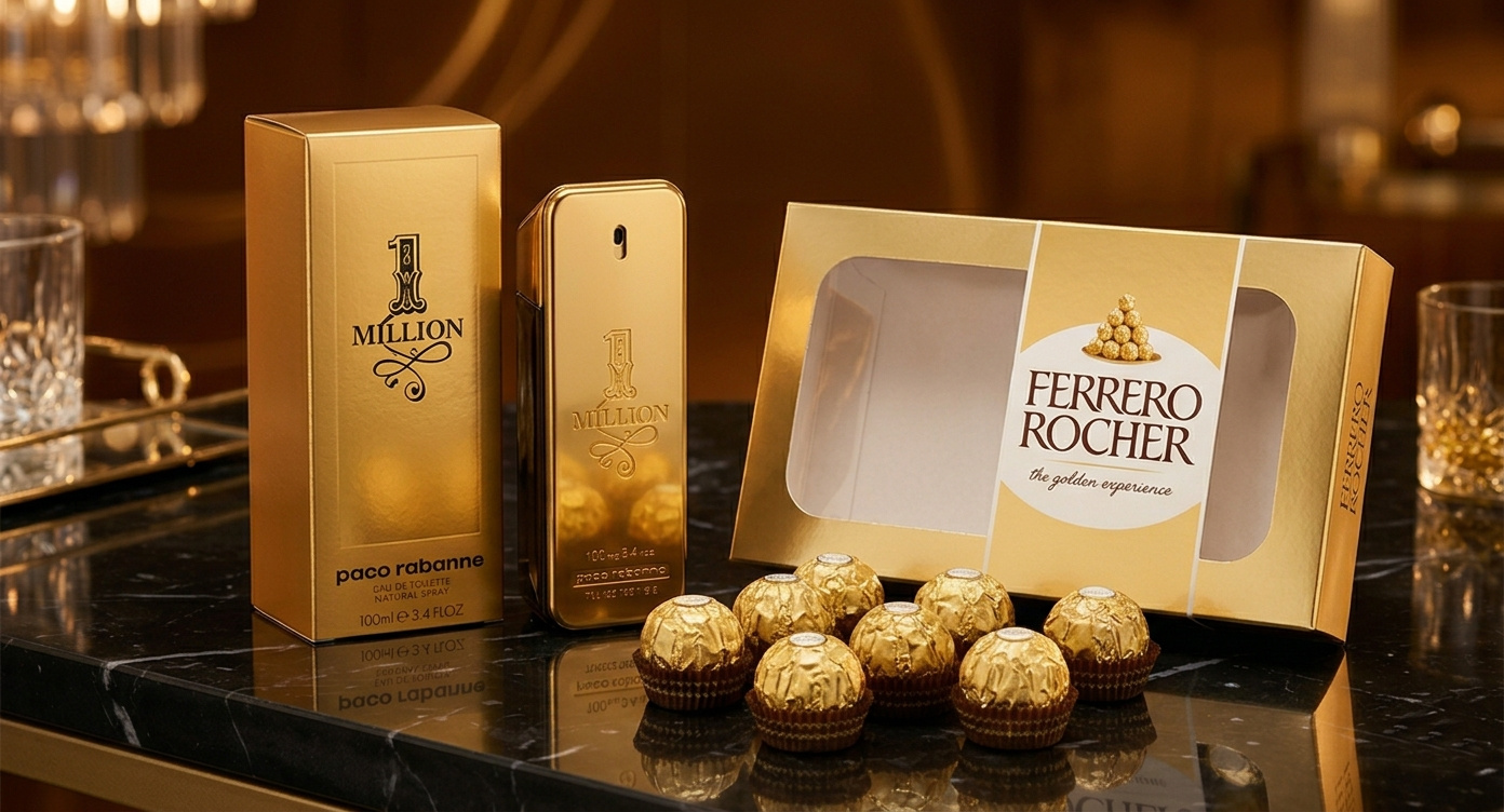 Imagen de Kit Regalo de Lujo One Million 100ml + 8 Ferrero Rocher con Caja y Moño numero 2